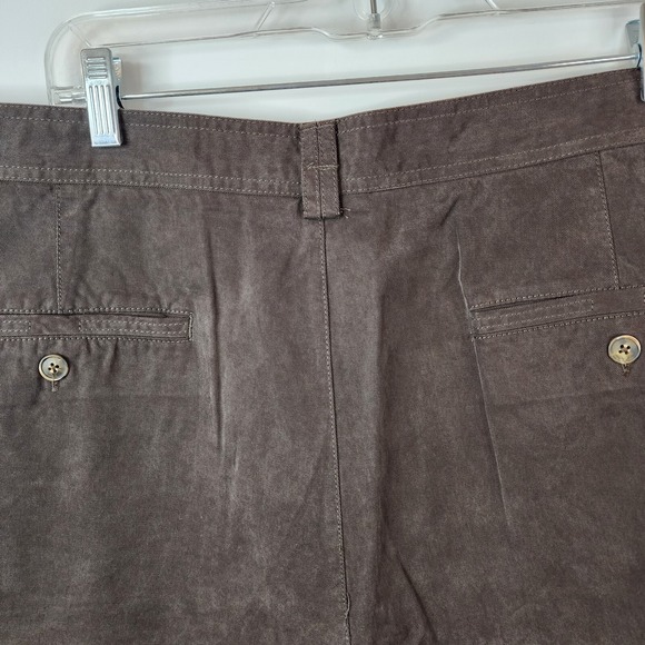 Tommy Bahama Shorts Mens Size 40 Brown‎ Flat Front Golf Casual Preppy Super Soft - Picture 5 of 10